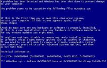 Почему появляется «Синий экран смерти», как его убрать и что означают коды ошибок Синий экран смерти после загрузки windows 7